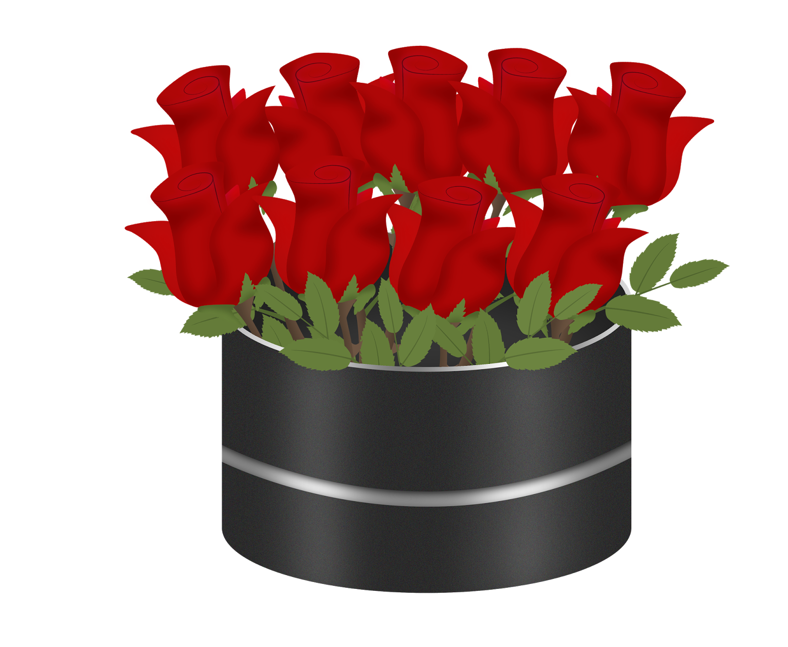 KRIKART Imágenes libres de derecho de autor: Arreglo floral de rosas