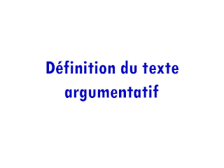texte argumentatif 