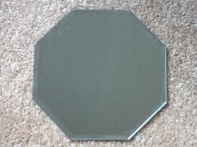 octagon mirror tray