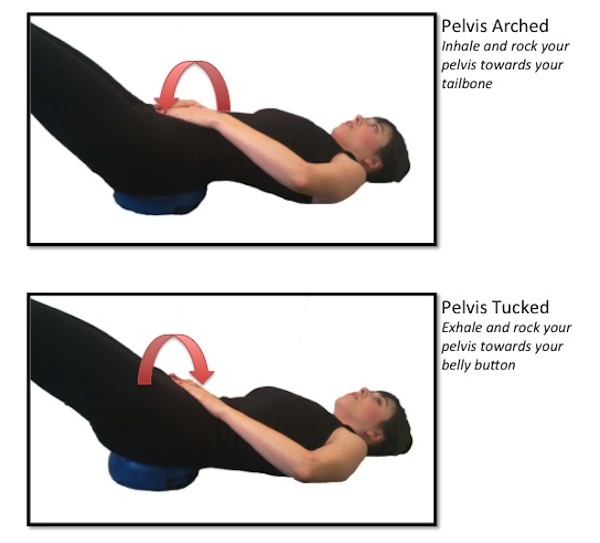 Exercise of the Day Day 46Pelvic Rocks on Slomo Ball
