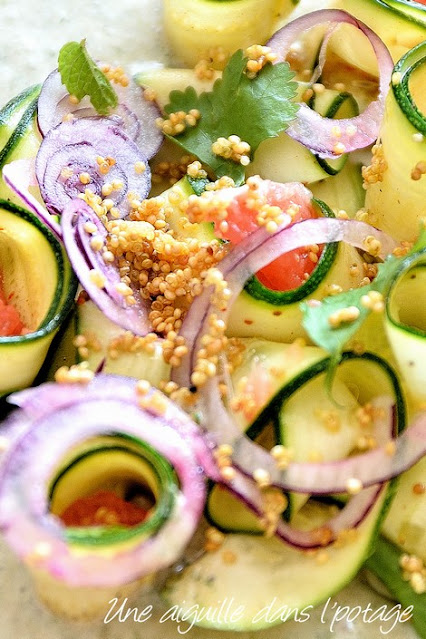 courgette-quinoa-pamplemousse-oignon-piment-leche de tigre