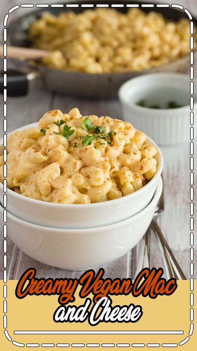 Super creamy, unprocessed vegan mac and cheese