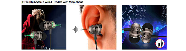 Cheap Earphones PTron HBE6 | Under 200 Rs Deal Of Th Day On AMAZON