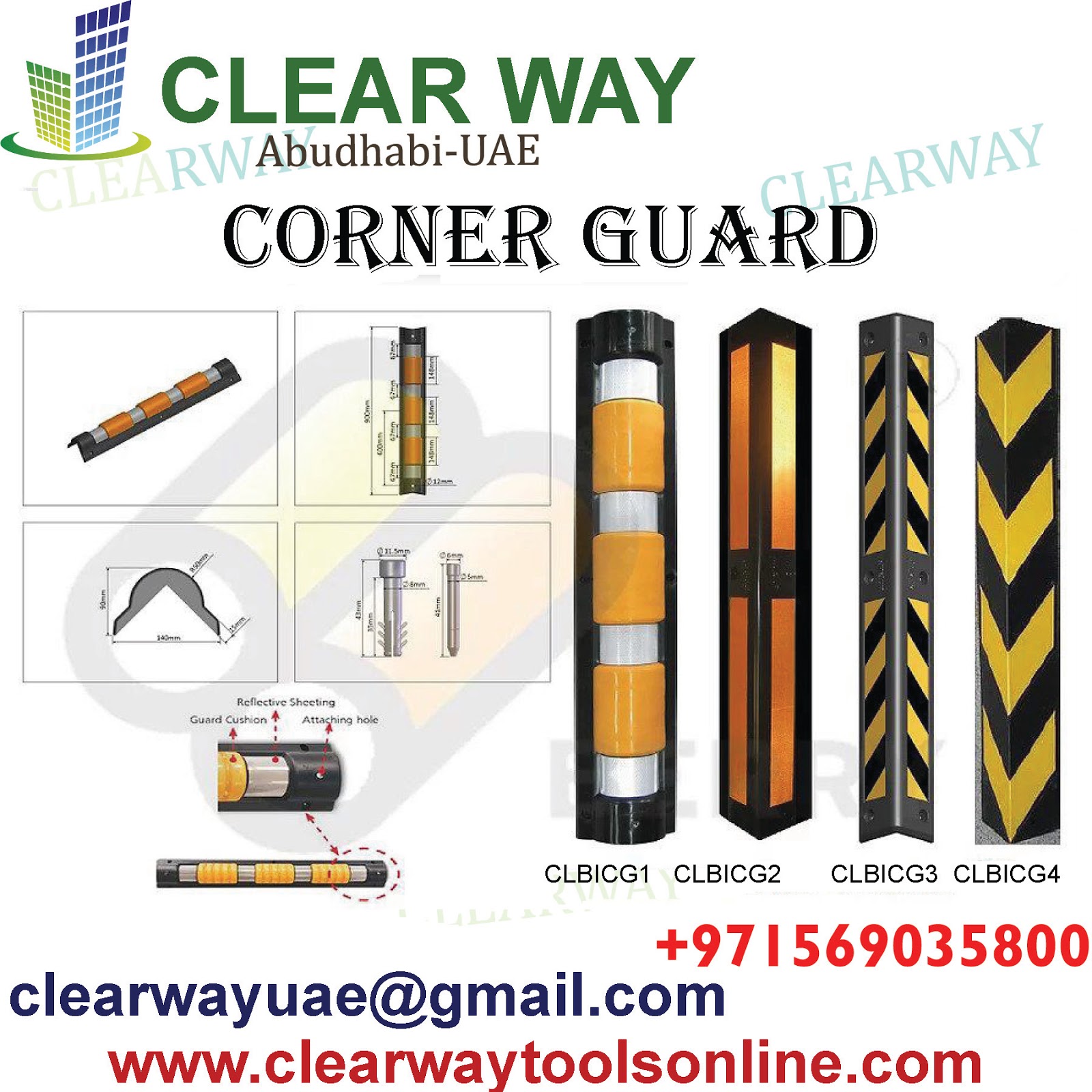 CLEARWAY CORNER GUARD IN MUSSAFAH , ABUDHABI , UAE