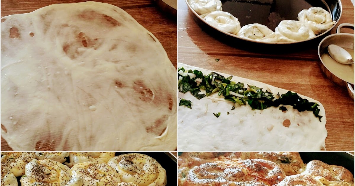 EL AÇMASI ISPANAKLI GÜL BÖREK TARİFİ Senay�la Mutfak Keyfi