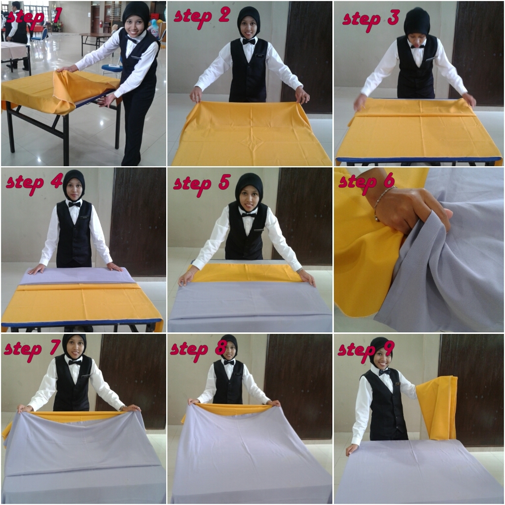 Simple Sempoi That S Us 3 Folding Table Cloth Laying Make Sure There Are No Barriers In The Table Below Your Position Stand
