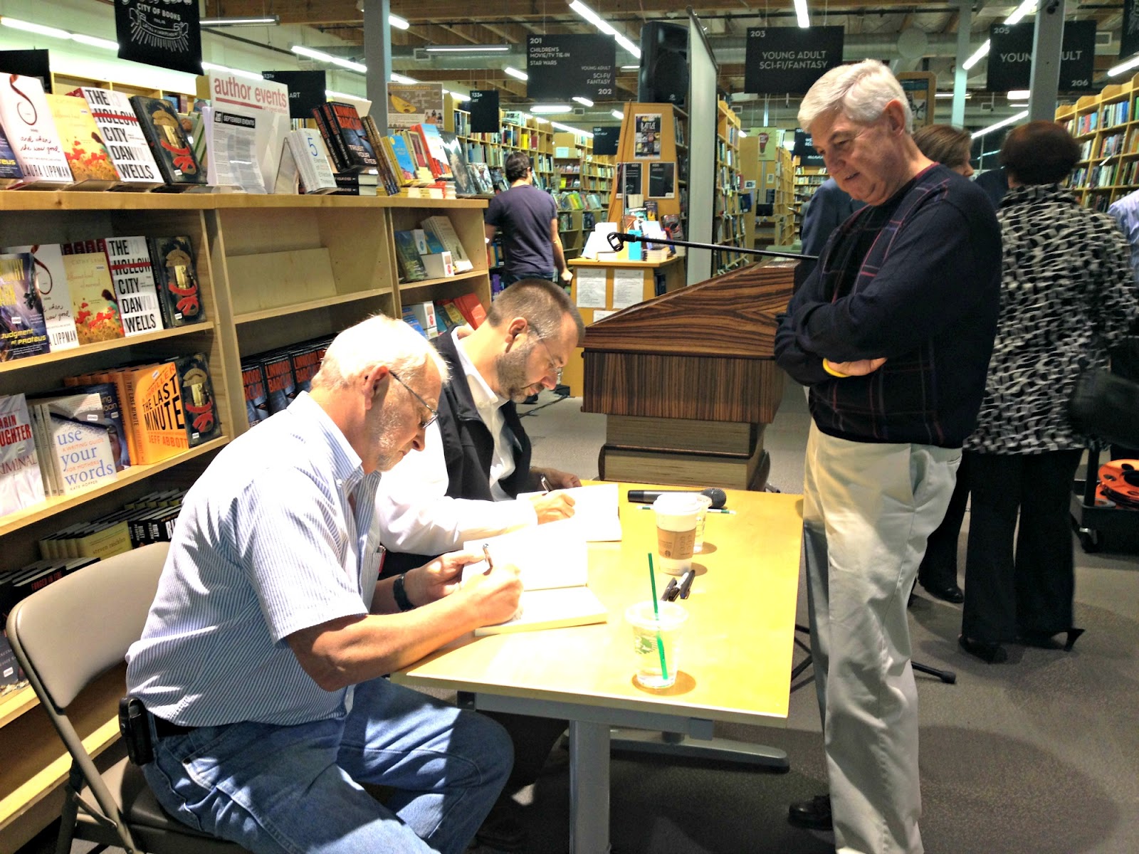 axman and prostate cancer A Book Signing at Powell'sIt was Cool