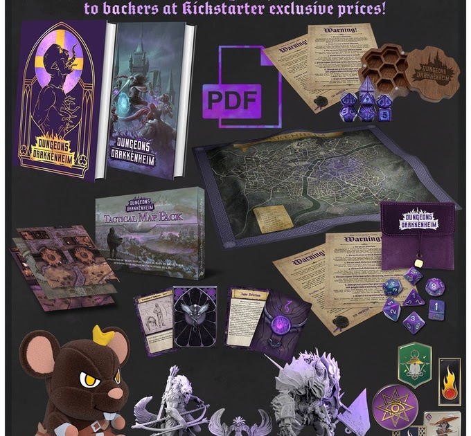 Tabletop Fix Dungeon Dudes Dungeons of Drakkenheim Kickstarter