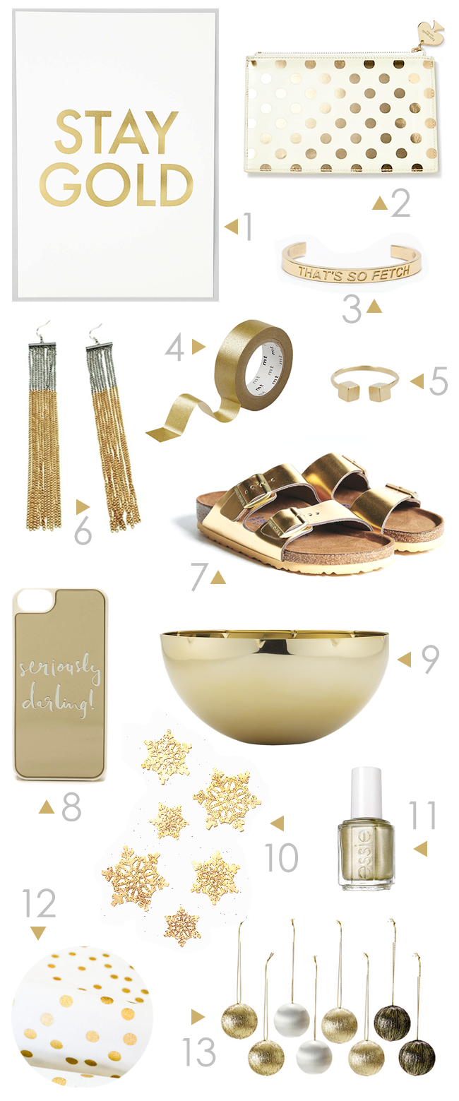 Color Love: GOLD, via Bubby and Bean