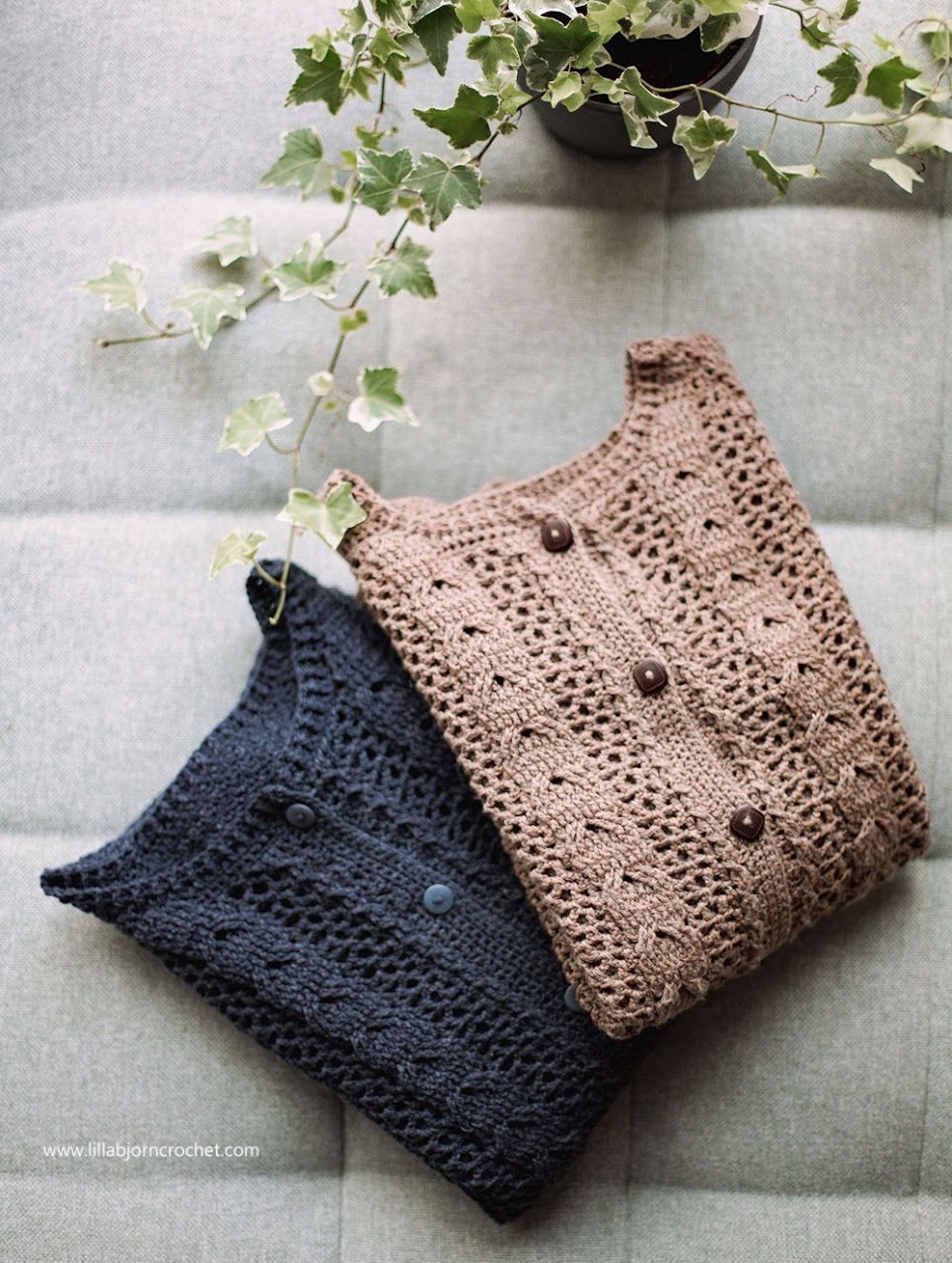 Copenhagen Cardigan crochet pattern LillaBjörn's Crochet World