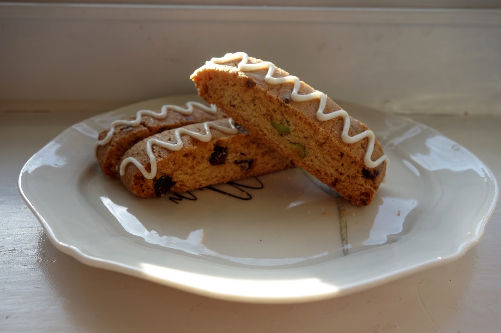 Trader Joe's Iced Mini Cranberry Pistachio Biscotti