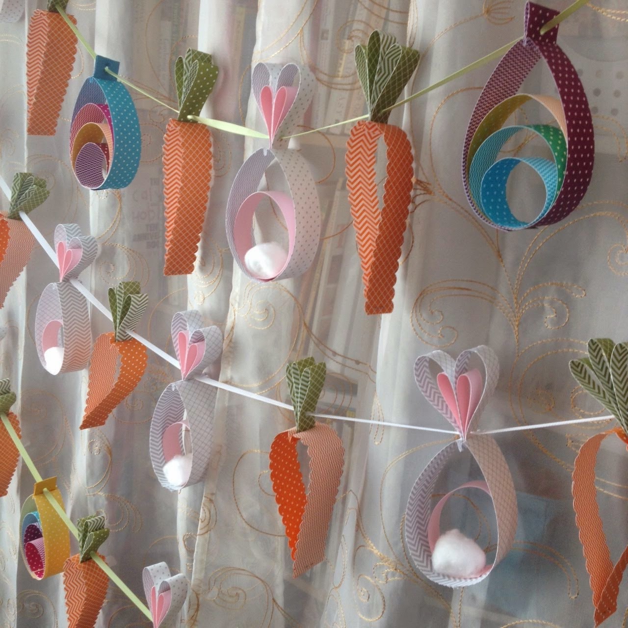 Easter Garland the Egg Edition Midnight Crafting