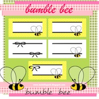 20+ free bee themed printables - Bienen Druckvorlagen - links