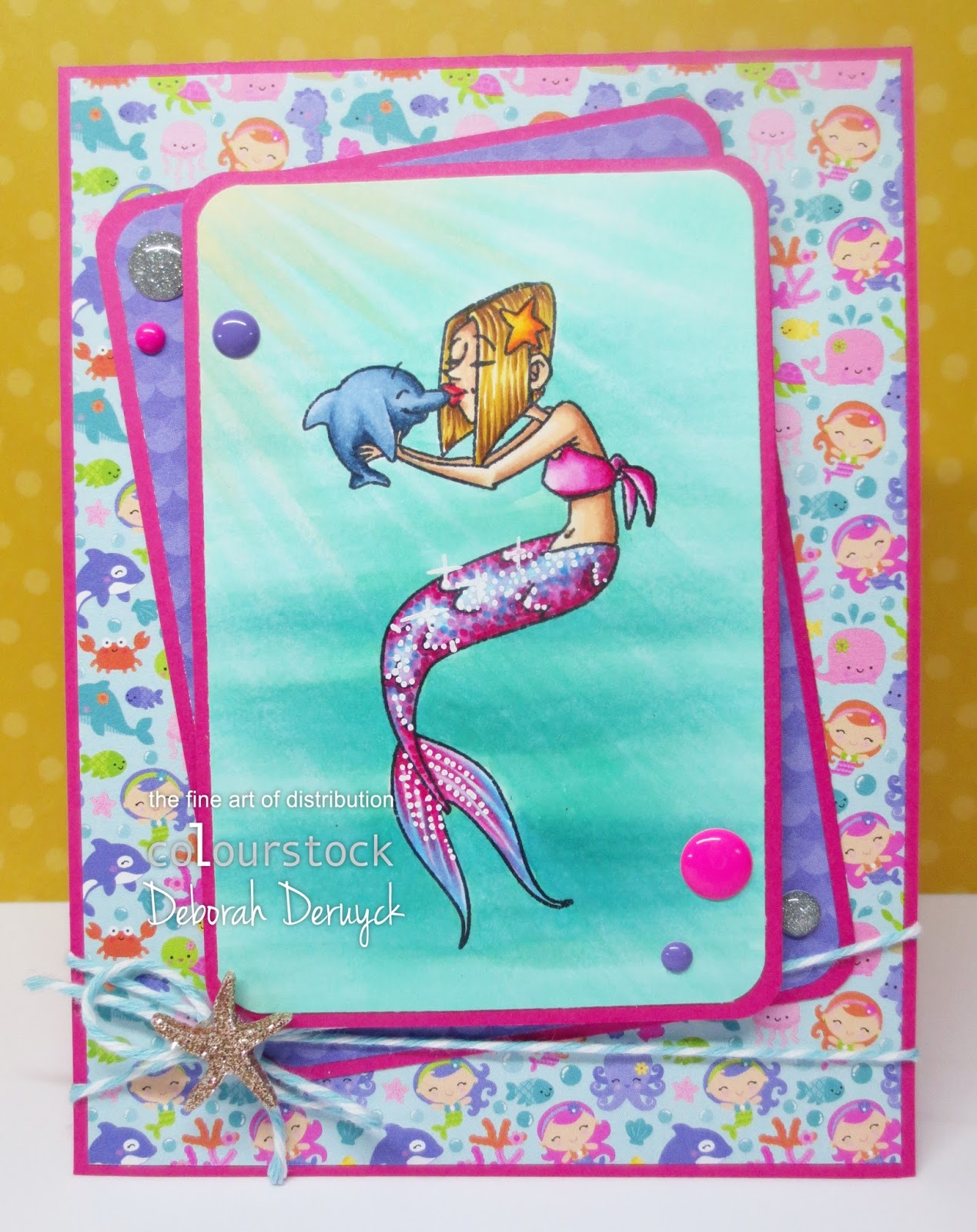 Kraftin' Kimmie Stamps: Underwater background tutorial with Copic markers!