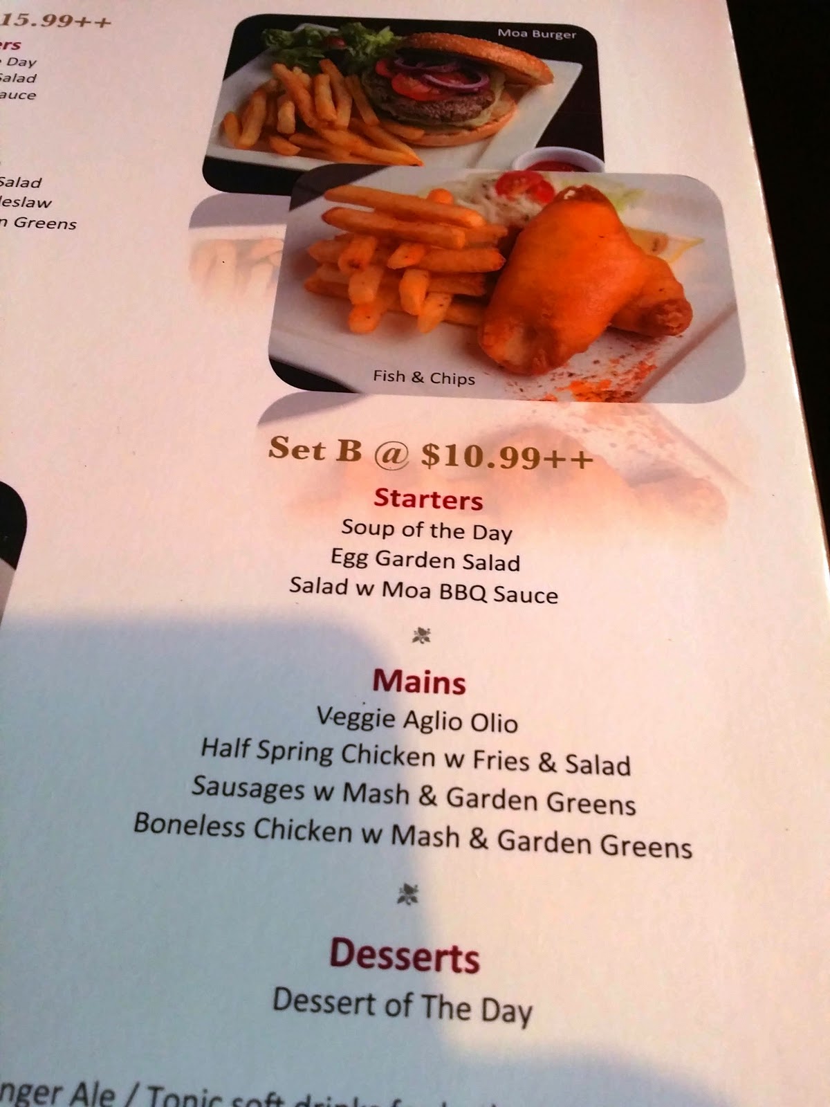 Freedom LC Life Moa New Zealand Bar & Grill at 5 Changi Business