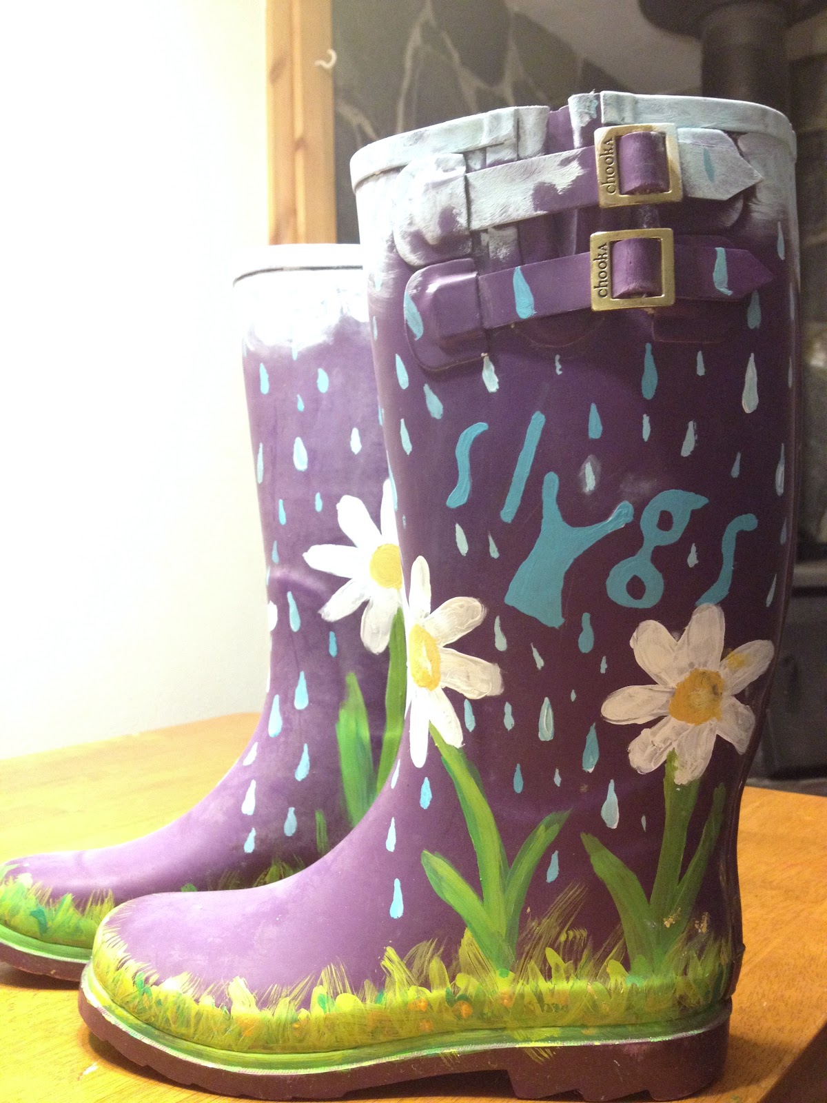 withtherain DIY Jazz Up Your Rain Boots With A Custom Paint Job!!