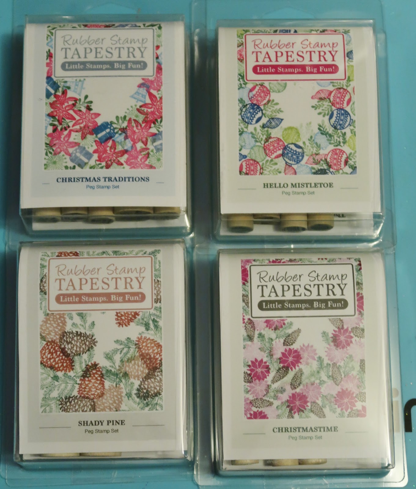 Ink Stains It's a Rubber Stamp Tapestry Christmas