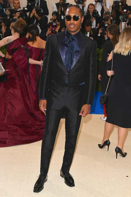 Rapper Future at The Met Gala 2017  in a design by H&M