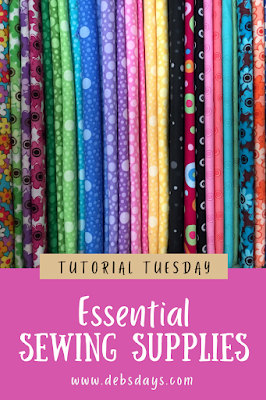Sewing essential supplies for crafting projects