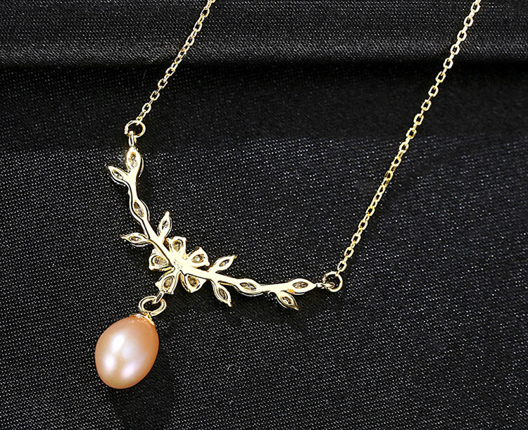 桂冠淡水真珍珠 925純銀項鍊