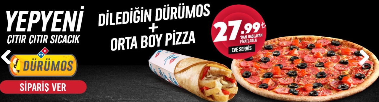 DOMİNOS PİZZA MENÜ FİYAT LİSTESİ KAMPANYALAR VE ŞUBELERİ Mekan Arama
