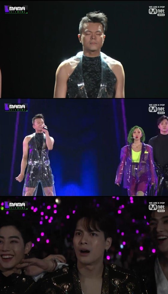 Jackson, Park Jin Young ve Hwasa'nın 'MAMA' performasını şok içinde izledi