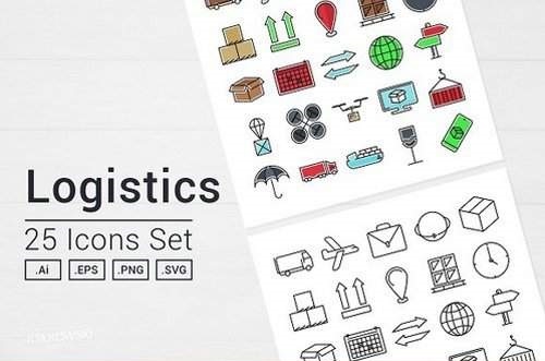 Download Icon Logistik PNG, SVG, EPS, Ai Gratis