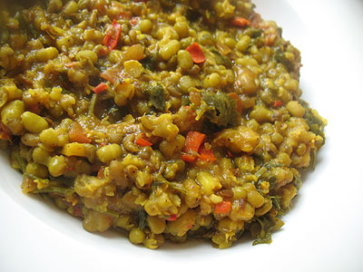 Spicy Mung Beans