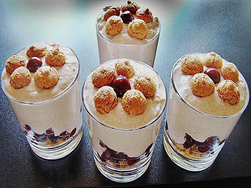 Amarettini Cinnamon Curd With Tiger Nuts and Sour Cherries Recipes