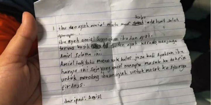 Surat Terakhir dari Santri Ponpes Darul Quran Ittifaqiyah yang Terbakar