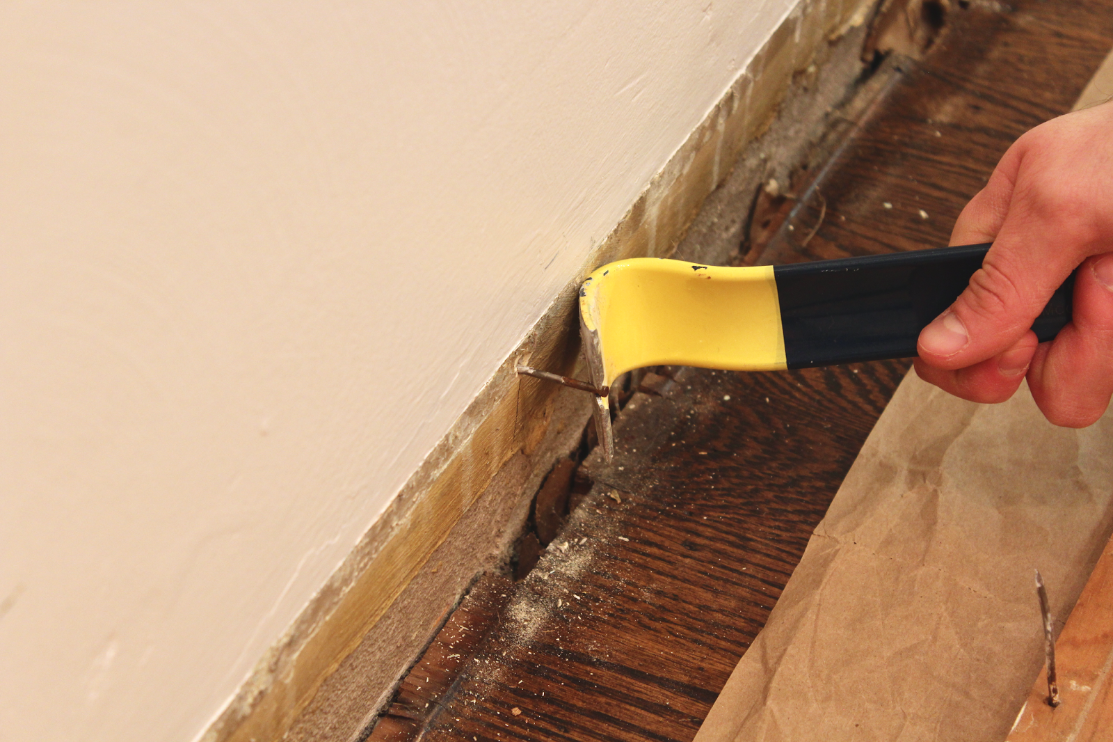 How to Remove Wall Trim | Sarah & Nick