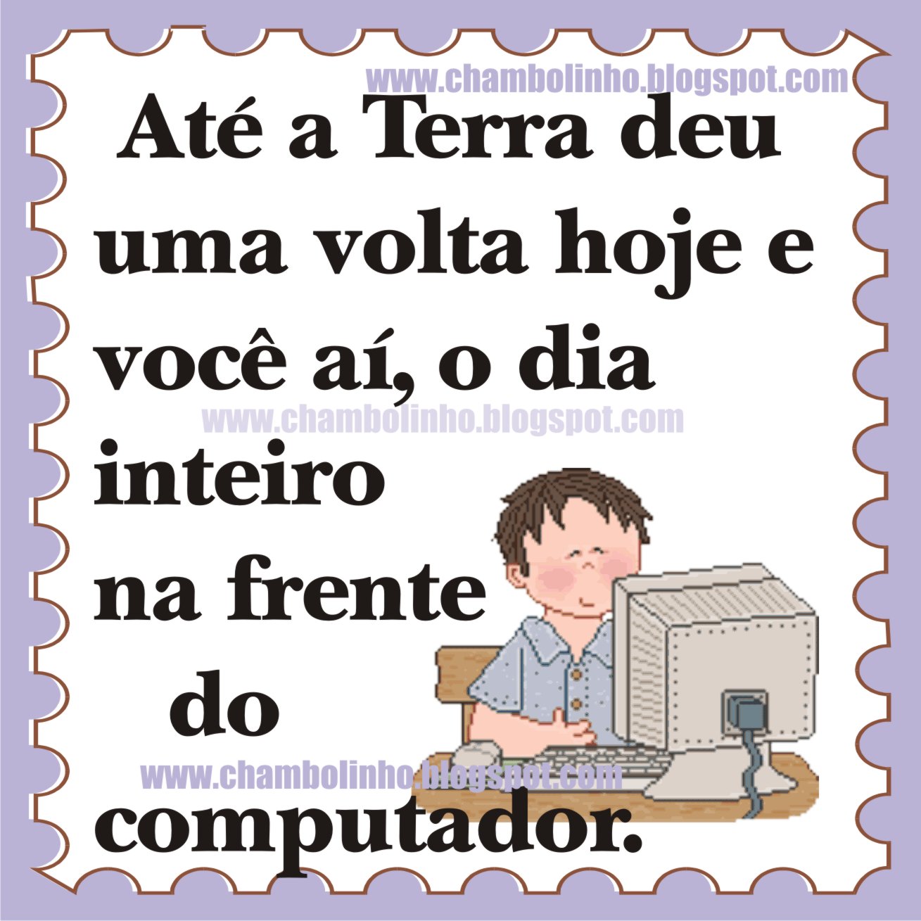 Recadinho com Frase Engraçada para Facebook