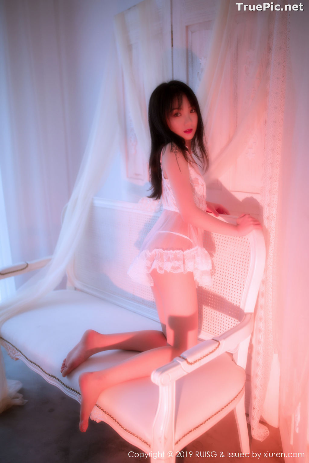 Image RuiSG Vol.079 - Chinese Model 小葡萄miki - White Angel In The Mirror - TruePic.net - Picture-28