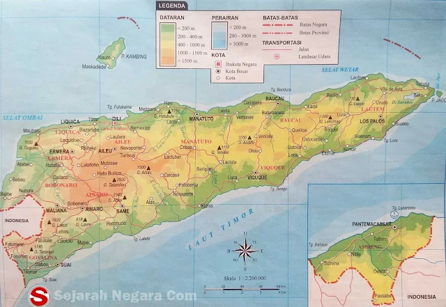  Peta Atlas Timor Leste