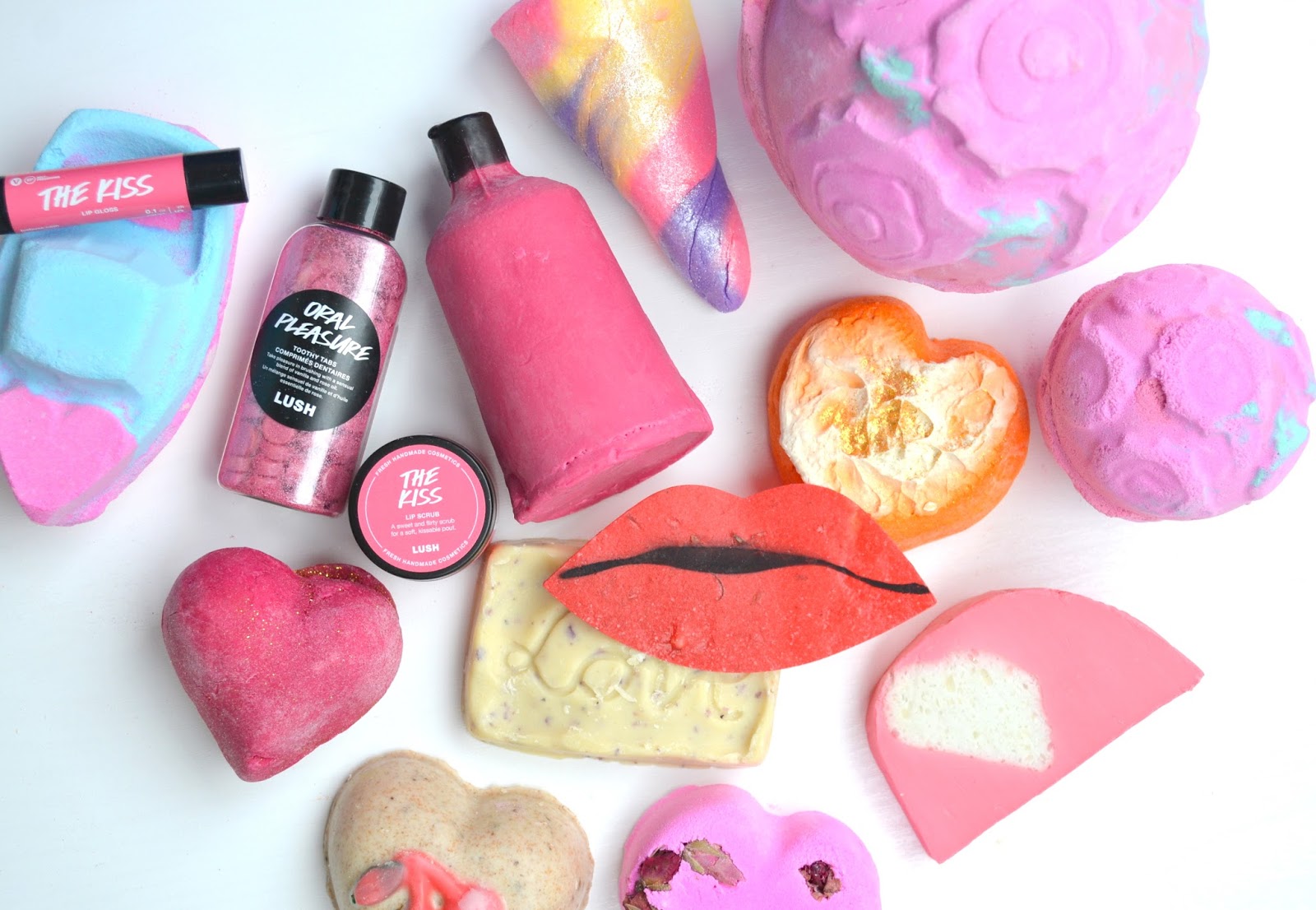 BATH & BODY The Lush Valentine's Day Collection Cosmetic Proof