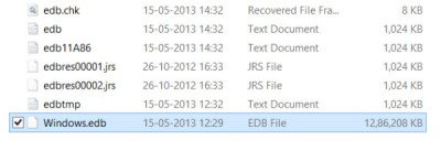 Windows-edb-file