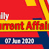 Kerala PSC Daily Malayalam Current Affairs 07 Jun 2020