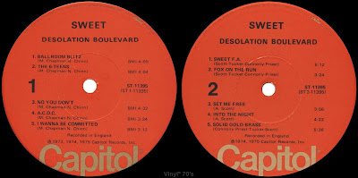 Pink Floyd Ilustrado: 1974 Desolation Boulevard - Sweet