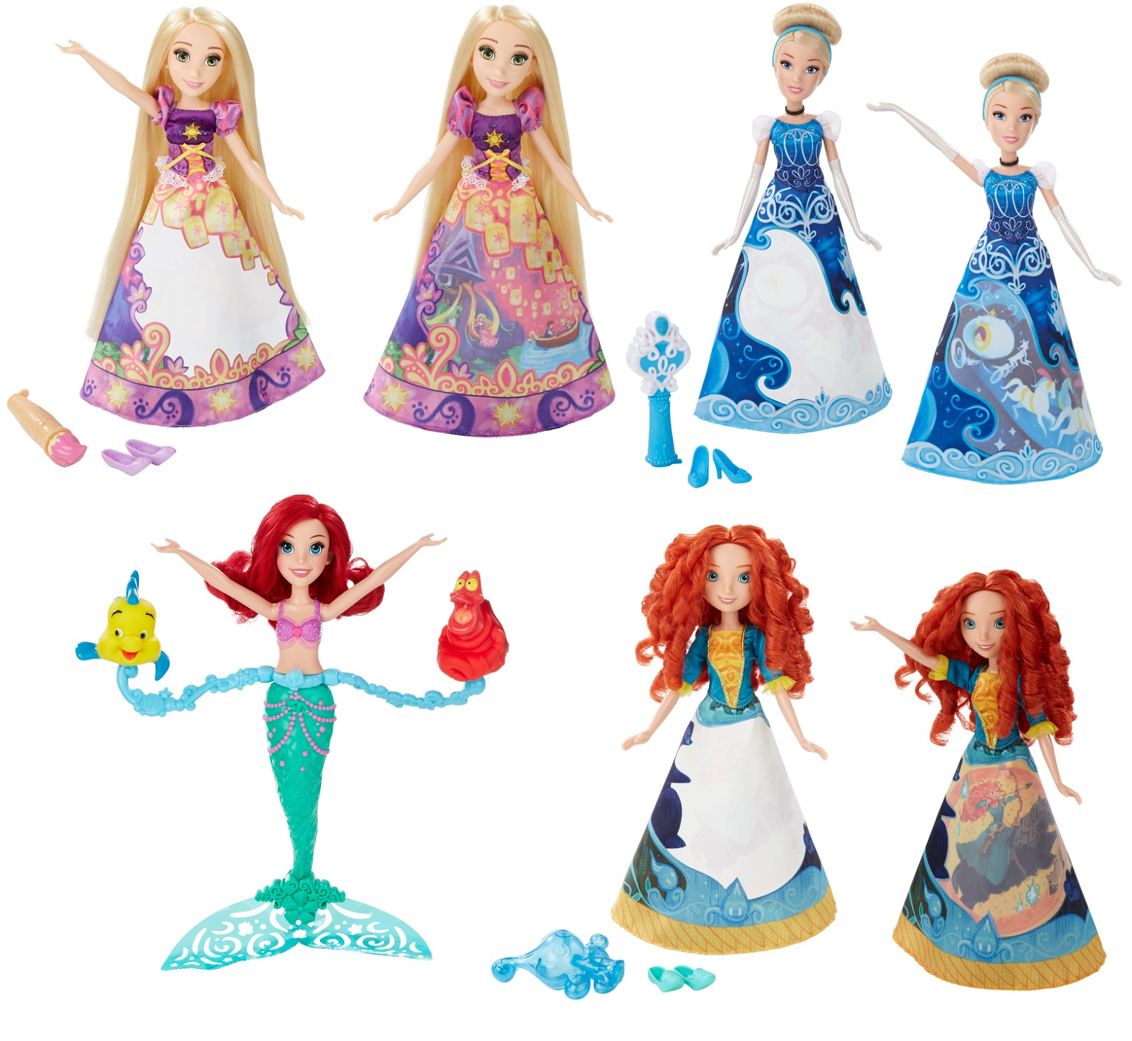 Disney Princess Imágenes oficiales de las muñecas de Hasbro