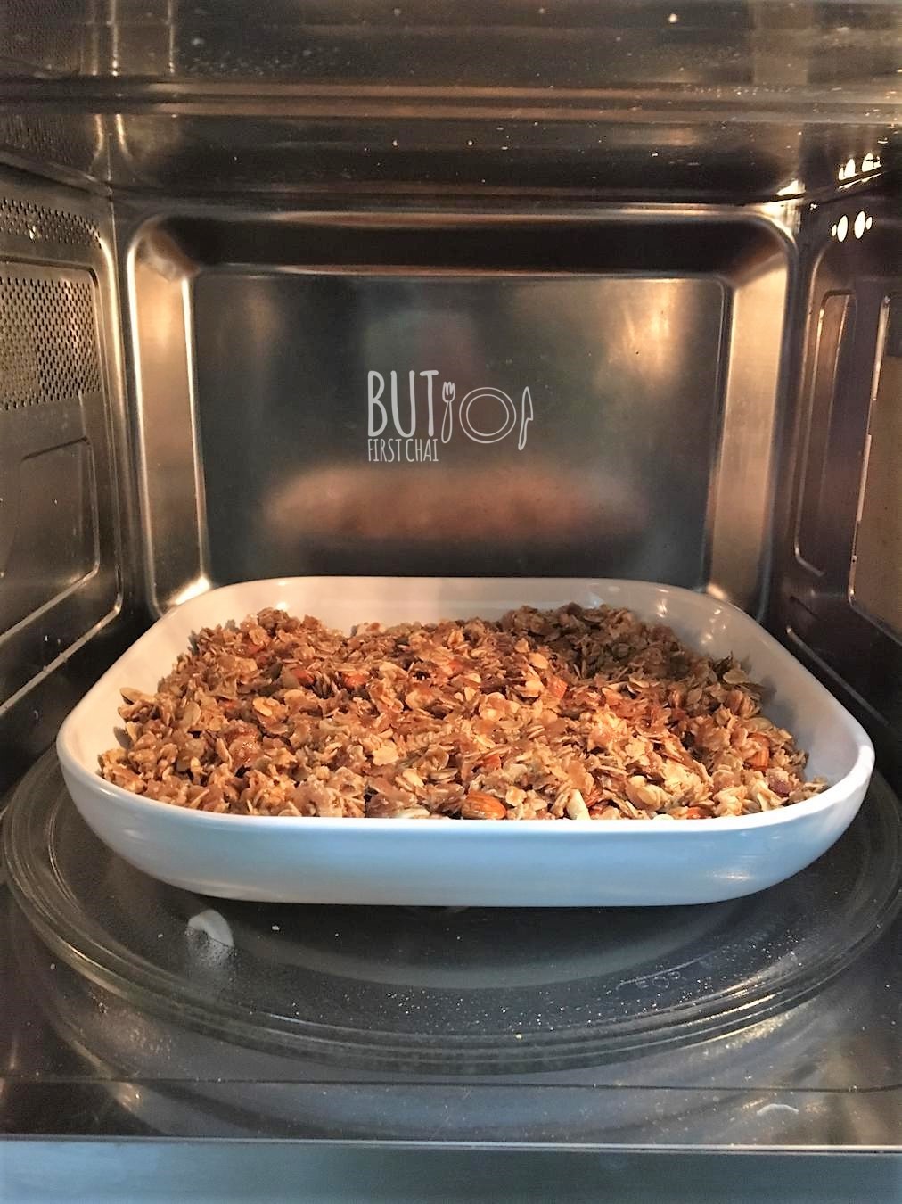 Microwave Granola in 10 minutes