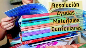 PUBLICADA RESOLUCIÓN AYUDAS MATERIALES CURRICULARES