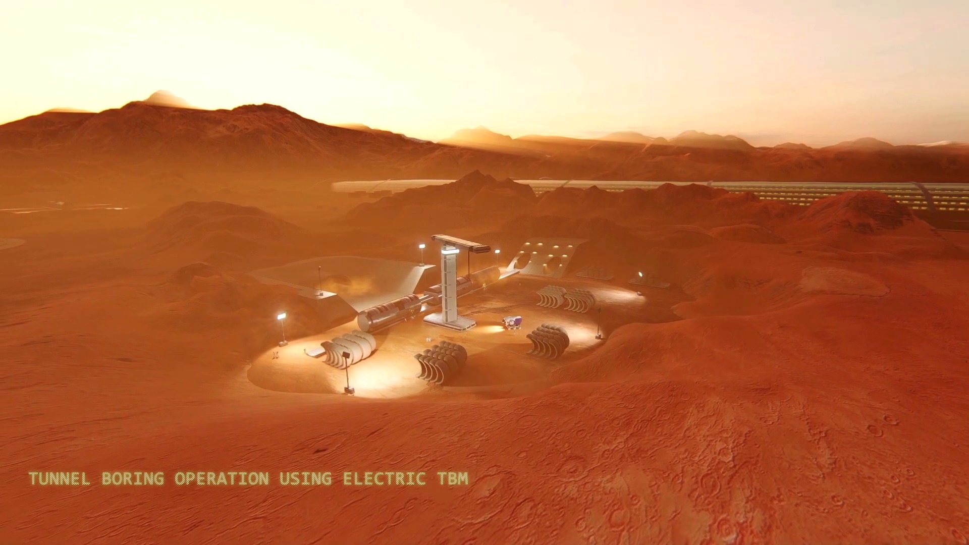 How SpaceX Mars Colony could look like in a few decades human Mars