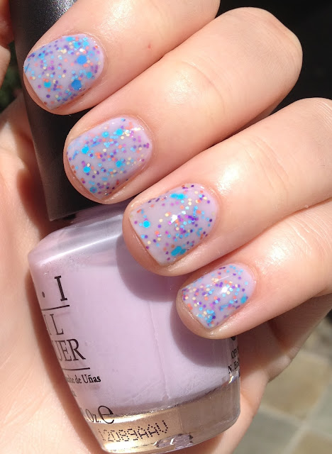 Shelby's Swatches: Jelly Sandwich: OPI Care to Danse? &amp; Lush Lacquer