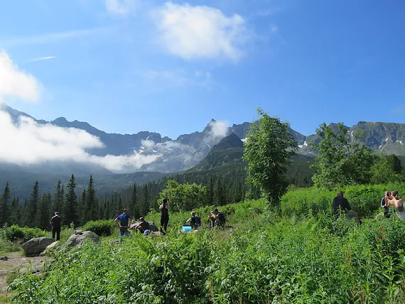Tatry z Hali Gąsienicowej Panorama Tatr z Hali Gąsienicowej