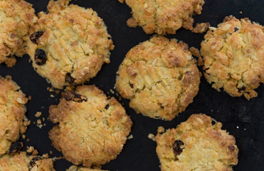 Galletas de avena sin mantequilla