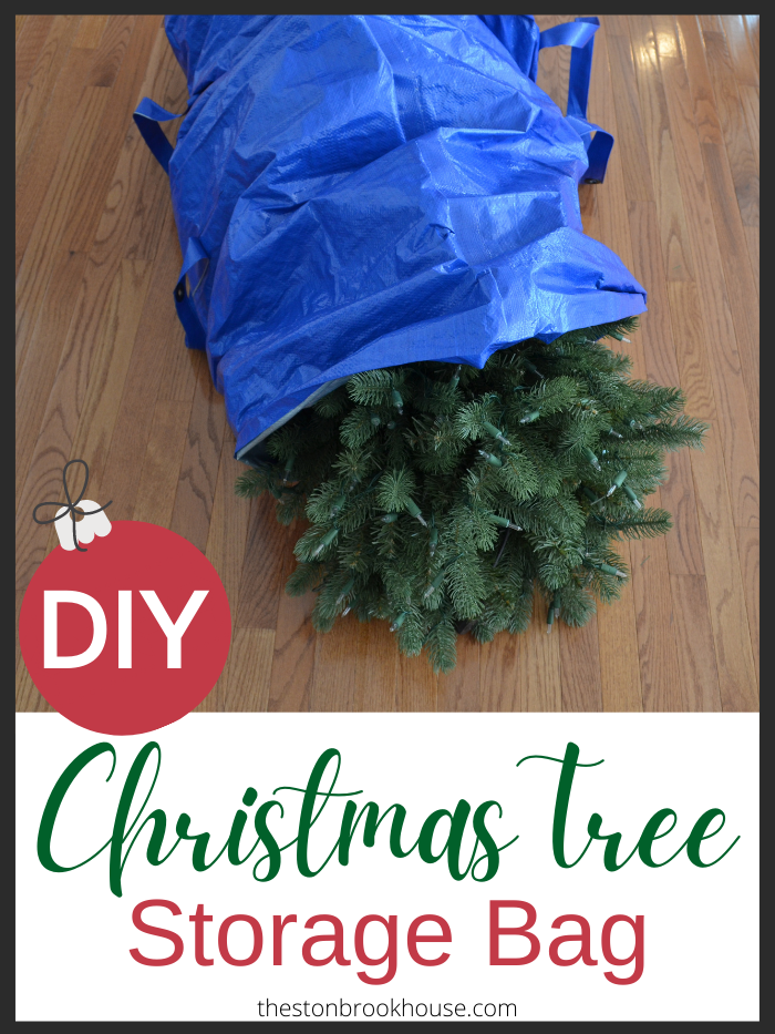 How To Make A Christmas Tree Storage Bag The Stonybrook House