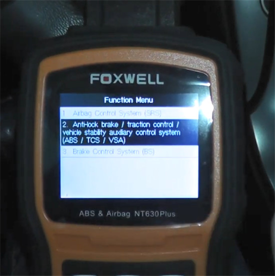 Foxwell Scan Tool Turns Off Honda VSA Light Guide