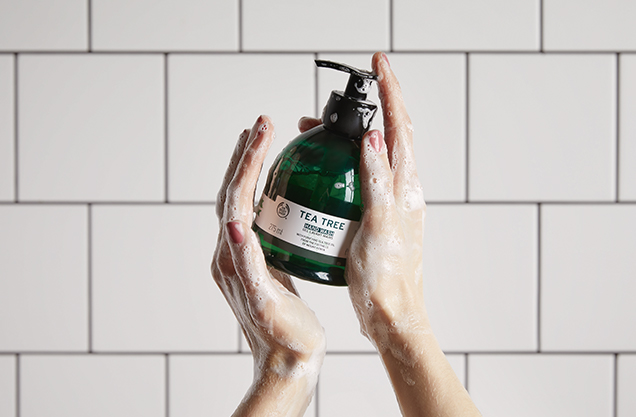 Cleaning and Pampering Your Hands with The Body Shop