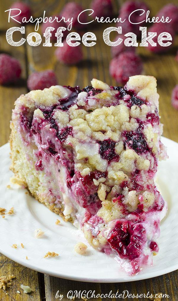 Raspberry Cream Cheese Coffee Cake –  all flavors you love, you’ll get here in every bite.