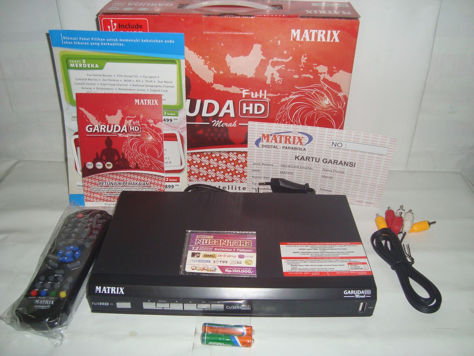 Cara Setting Receiver Matrix Garuda